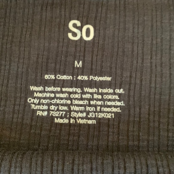 So Muscle Tank, Size Medium, Black Luxe - Picture 7 of 9